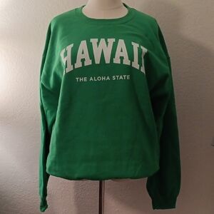 Gildan Green Hawaii Aloha Sweatshirt
